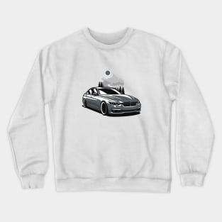 Dark Gray F30 Saloon Mountains Crewneck Sweatshirt